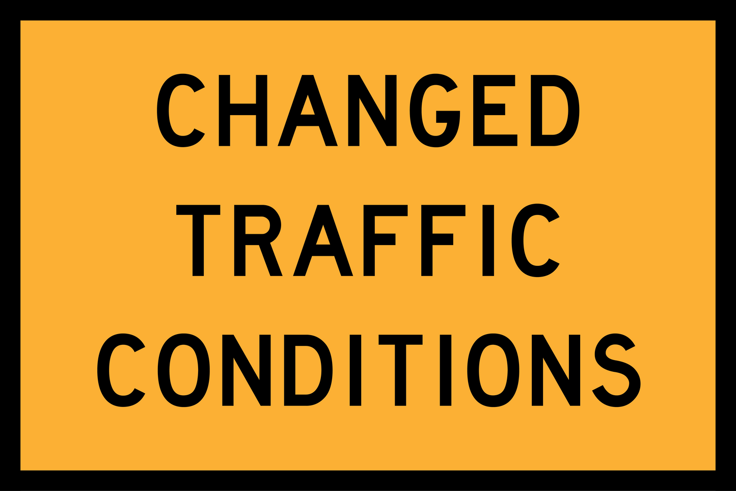 Changed Traffic Conditions (T1-23-Q01)