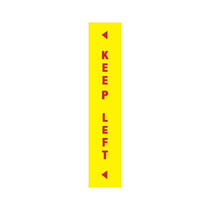Reflective Delineation Sleeves – Keep Left (Yellow) – CL400 Class 1W | Australian Made