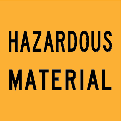 Hazardous Material (MMS-ADV-68) – Multi-Message Sign