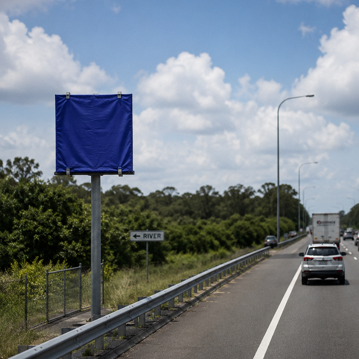 LED Speed Sign Not In Use Cover / OEM Traffic Sign Concealment System