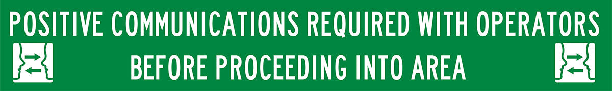 Custom Mine Reflective Banner / Industrial Mining Safety Signage