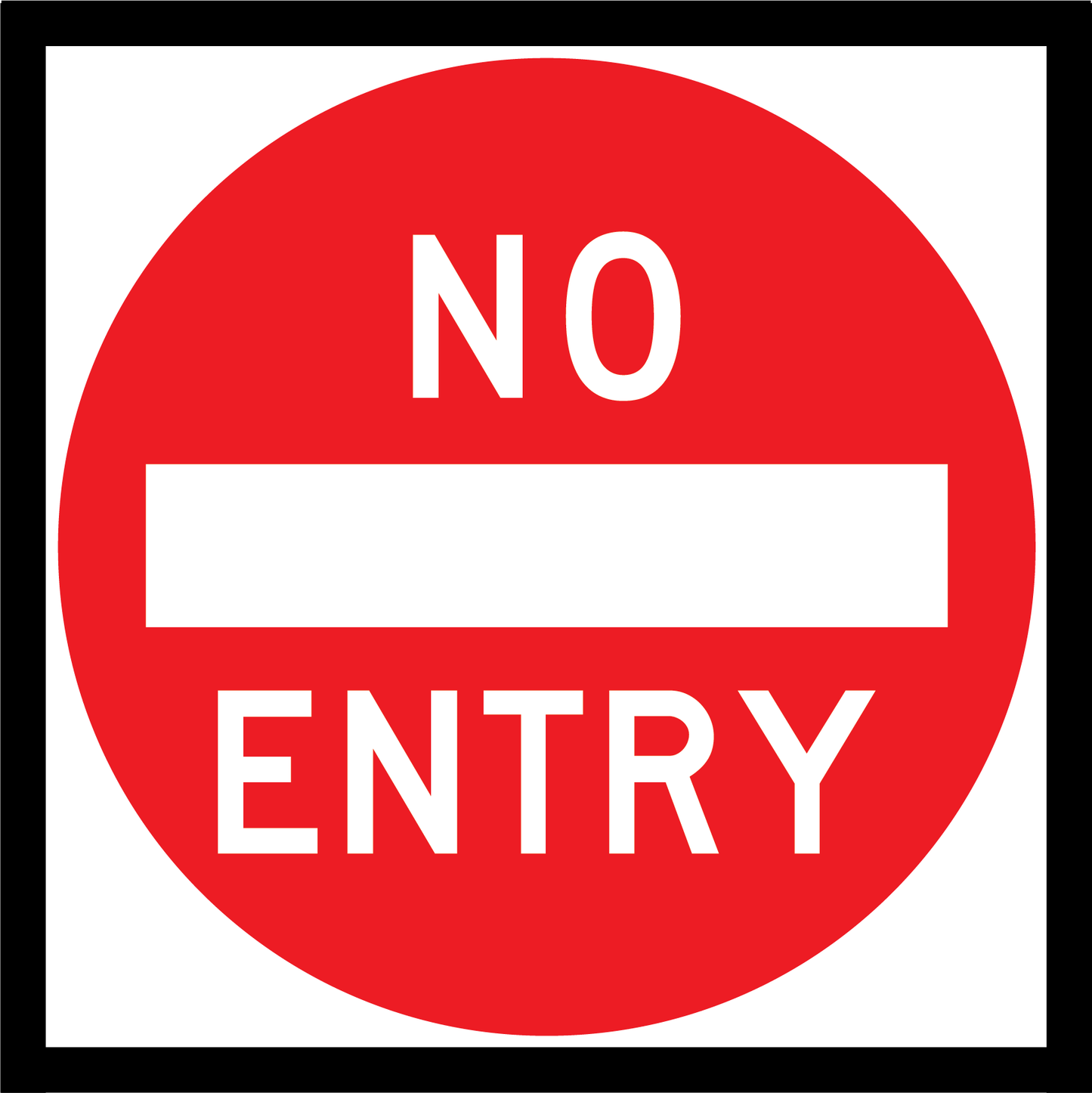 No Entry (TC1884)