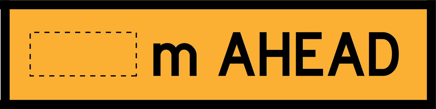 Blank M Ahead (TC2287)