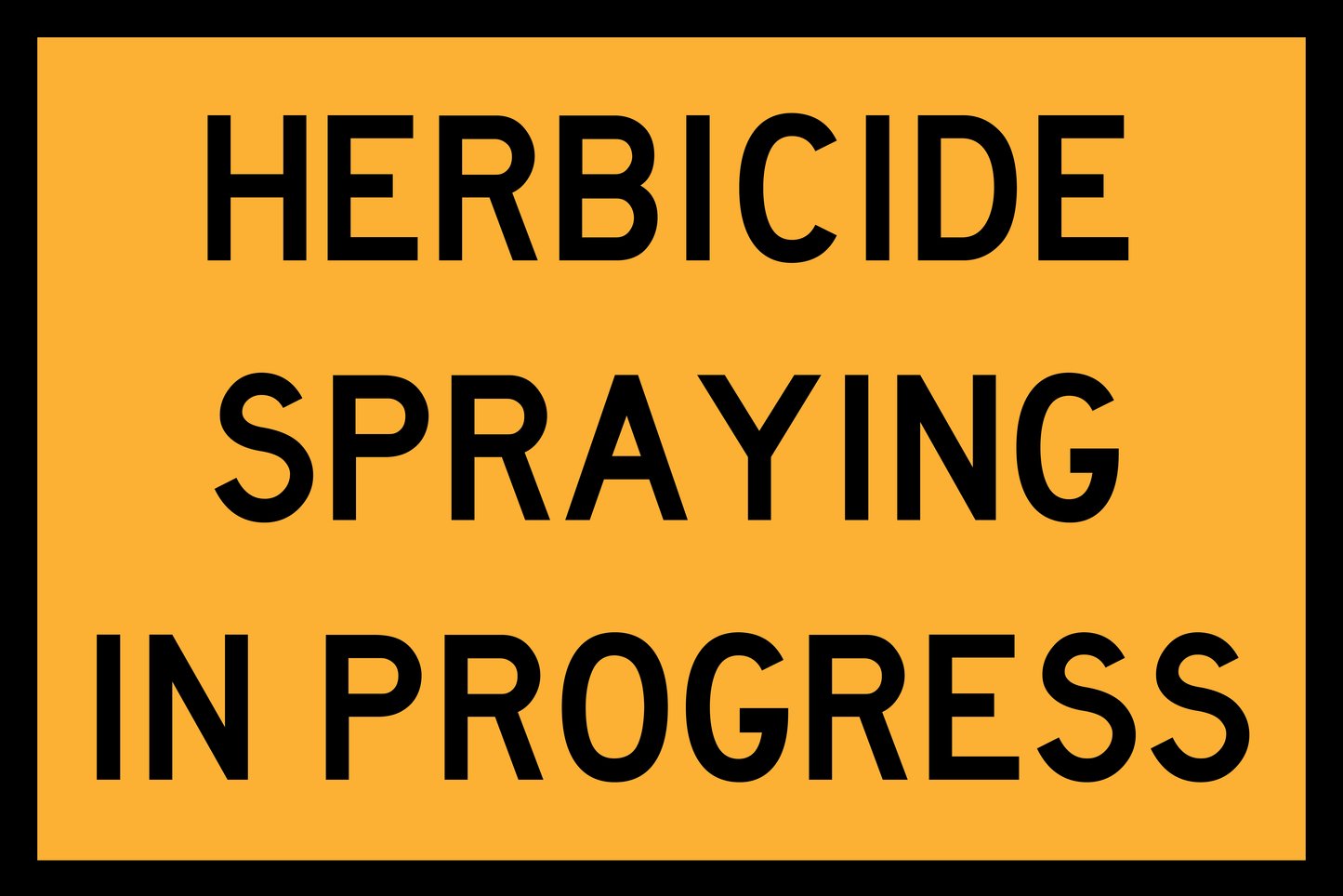 Herbicide Spraying In Progress (RF-HSIP-1)