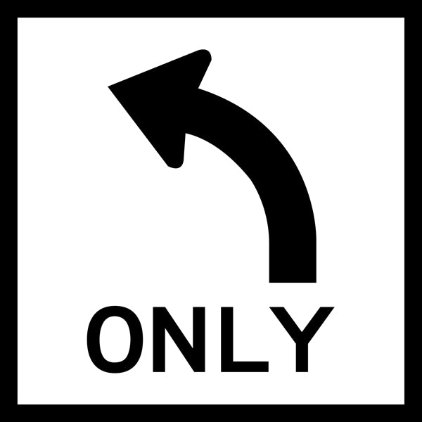 Left Only (RM2-14La) Multi-Message Sign