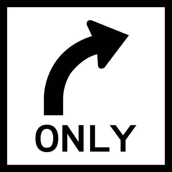 Right Only (RM2-14Ra) Multi-Message Sign