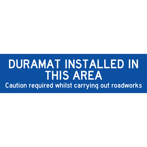 Reflective Mining Location Safety Signs – Duramat Installed In Area – 1500 x 400 mm