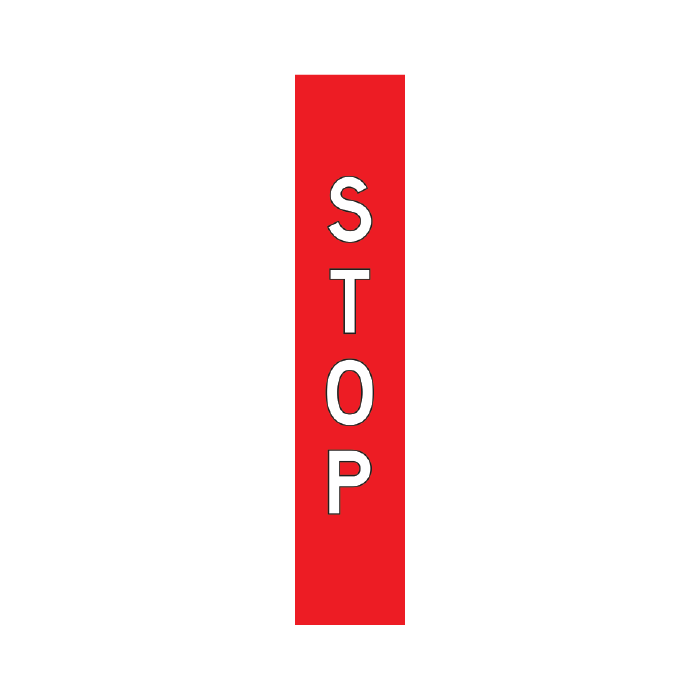 Reflective Delineation Sleeves – Stop – CL400 Class 1W | Australian Made