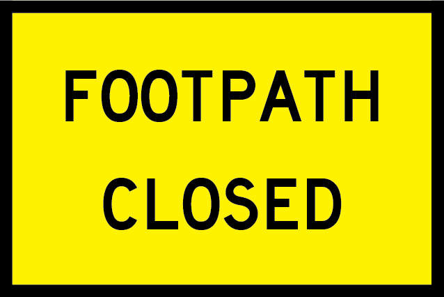 Footpath Closed (T8-4)
