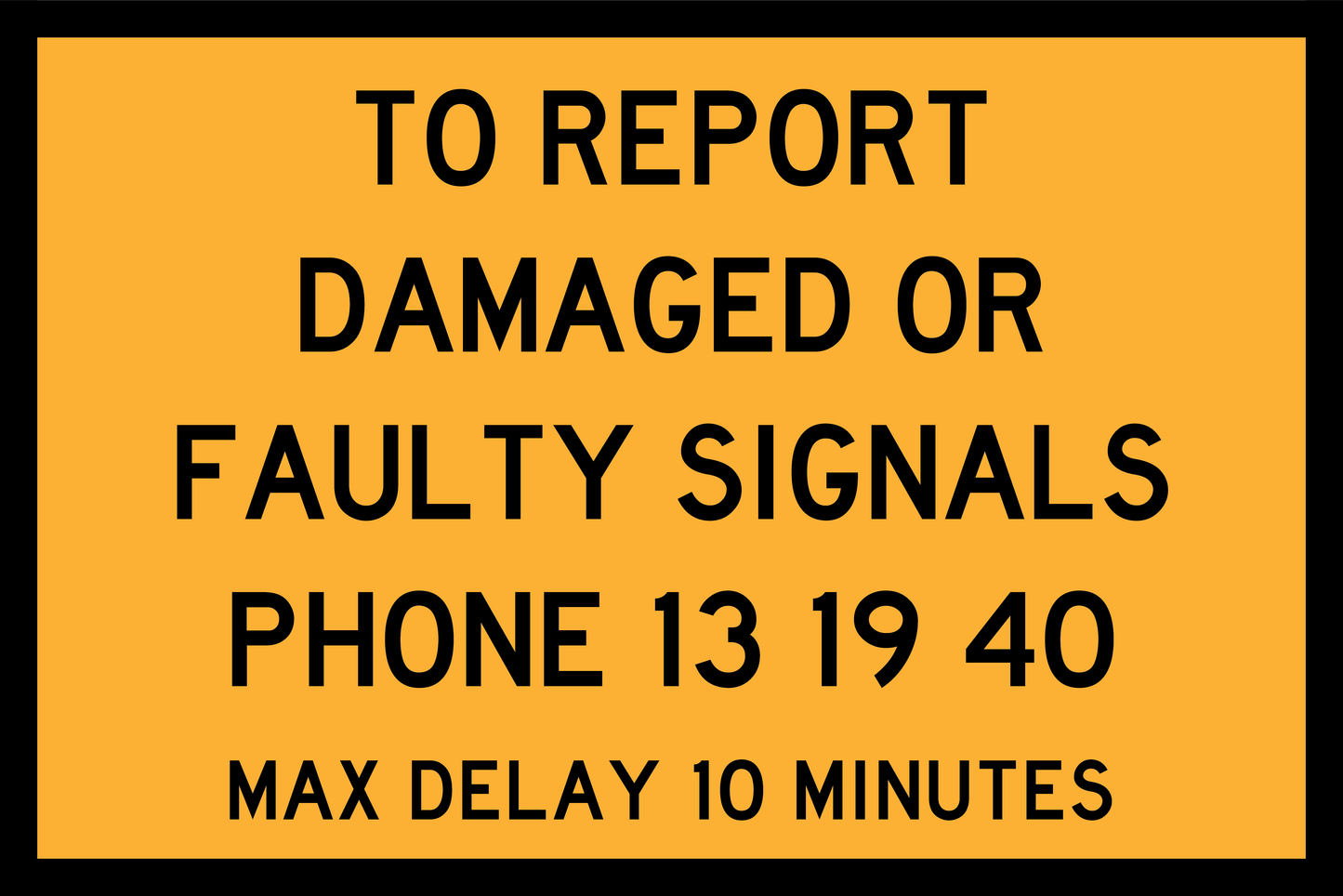 To Report Damaged Or Faulty Signals (TC1256_1)