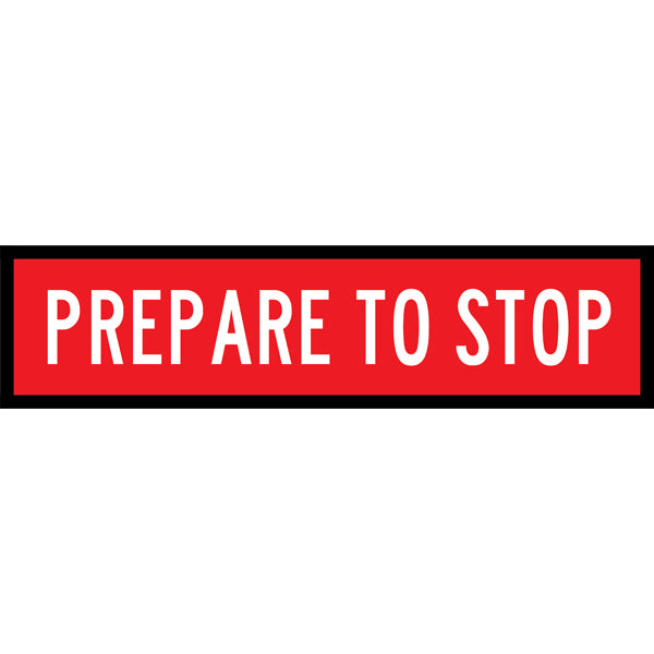 Prepare To Stop (Tm1-18_b) Multi-Message Sign