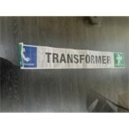 Transformer & Primary Escapeway Banner 2000mm x 300mm Double-Sided CL400 Reflective