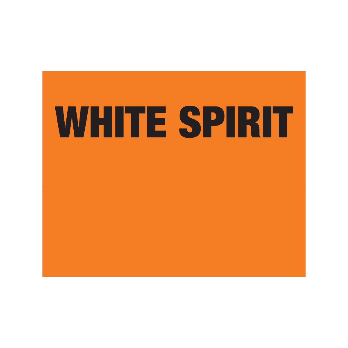 Hose ID Mini Markers – WHITE-SPIRIT – 300mm x 250mm – Reflective & Non-Reflective Fuel Hose Identification