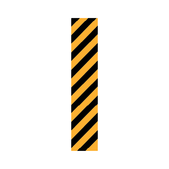 Reflective Delineation Sleeves – Traffic Yellow Hazard – CL400 Class 1W | Australian Made