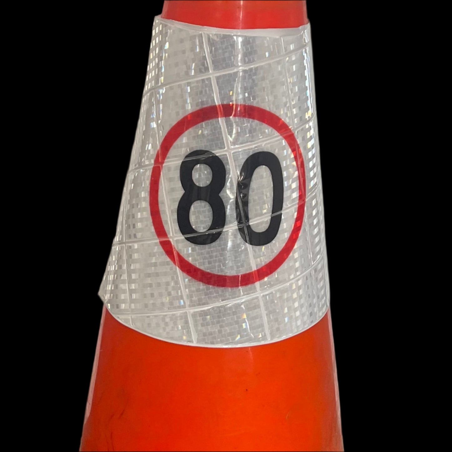 REFLECTIVE KM (SPEED) CONE COLLARS