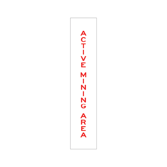 Reflective Delineation Sleeves – Active Mining Area – CL400 Class 1W | Australian Made