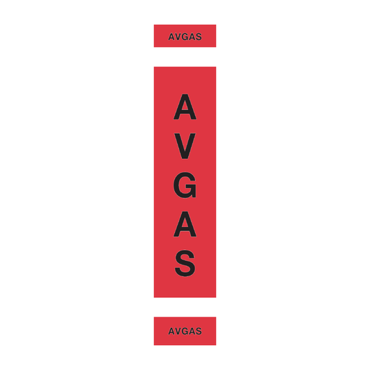 Pipeline & Hose Identification Sleeves – AVGAS | Reflective Pipeline, Pump & Fuel Transfer Markers