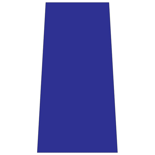 Reflective Blue Cone Collars | Portable Traffic Cone Safety Signs
