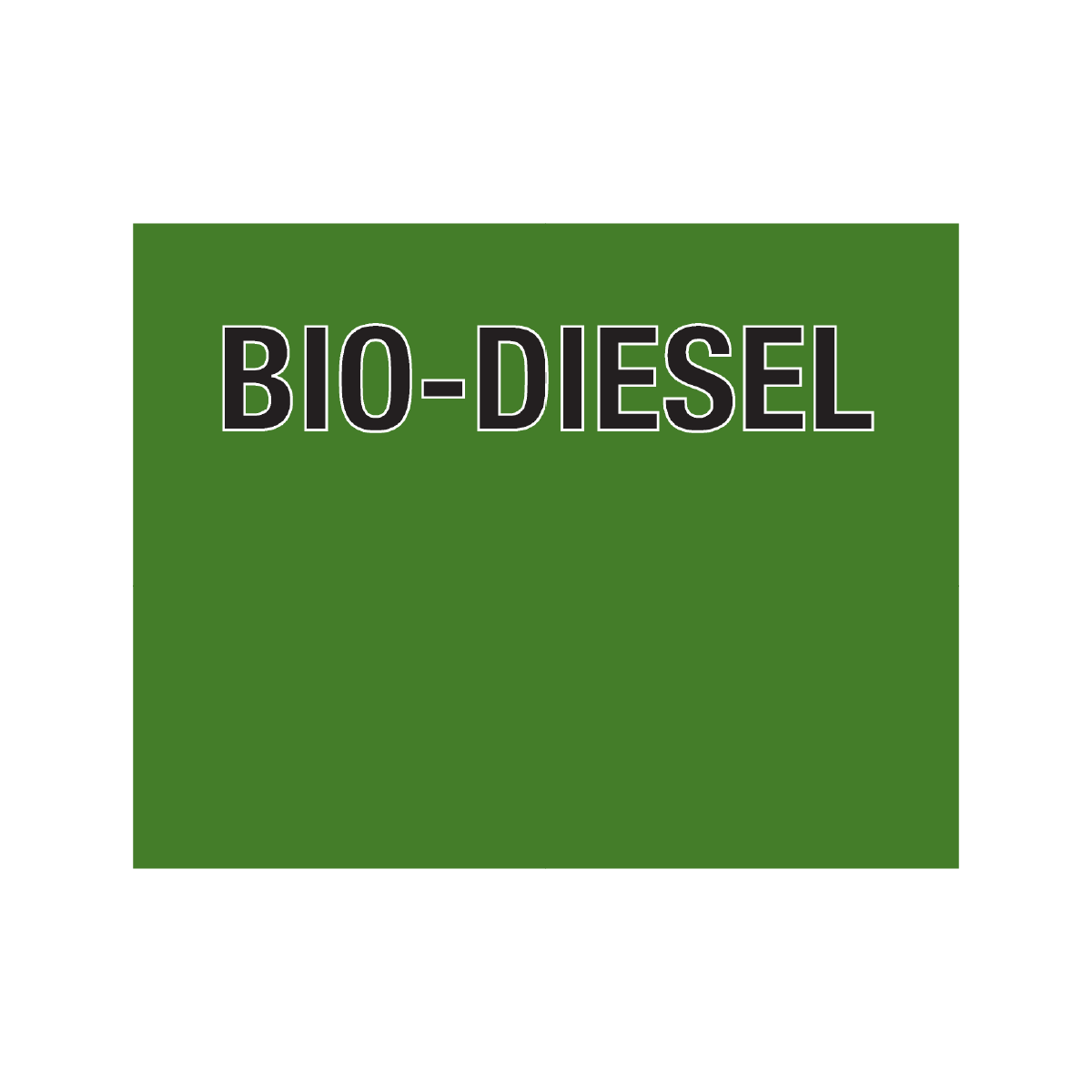 Hose ID Mini Markers – BIO-DIESEL – 300mm x 250mm – Reflective & Non-Reflective Fuel Hose Identification