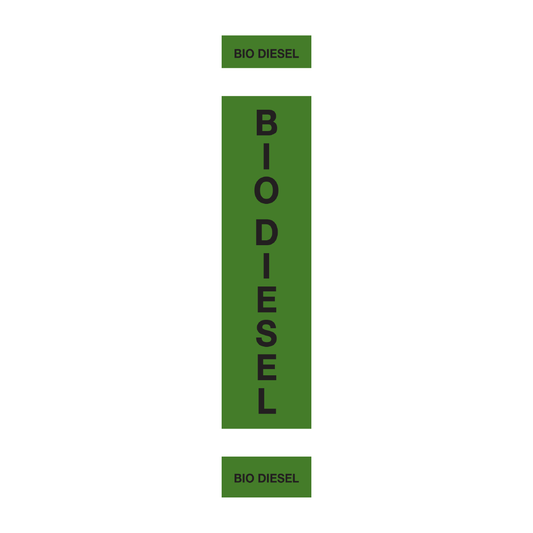 Pipeline & Hose Identification Sleeves – BIO-DIESEL | Reflective Pipeline, Pump & Fuel Transfer Markers
