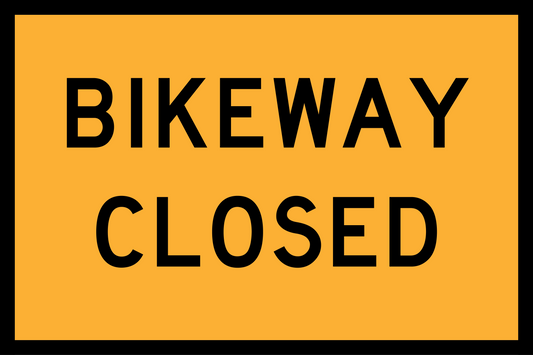 Bikeway Closed (TC1495-2)