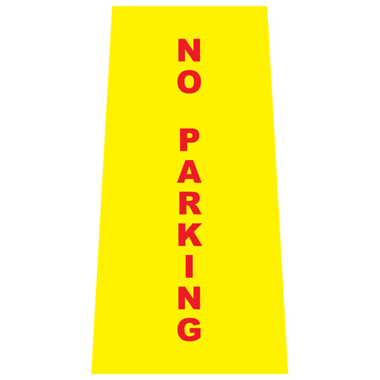Reflective Stackable Bollard Collars – No Parking – 800 mm | Printed Safety Messages & Custom Designs