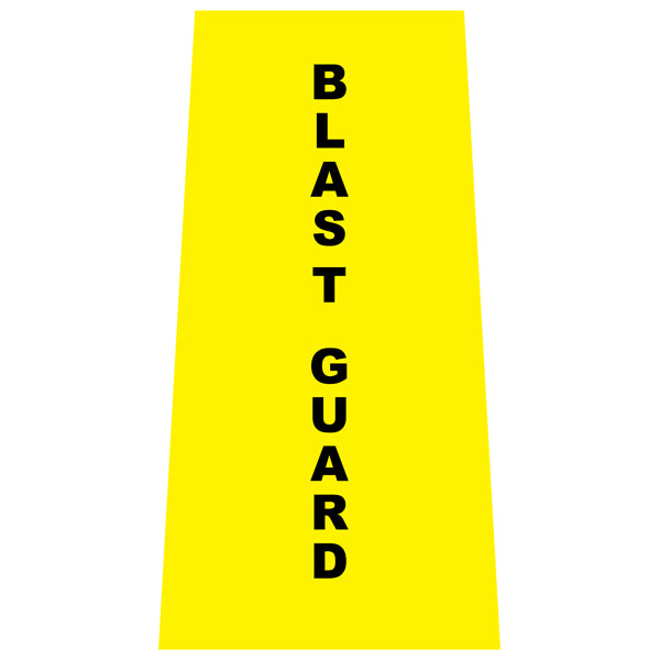 Reflective Stackable Bollard Collars – Blast Guard – 800 mm | Printed Safety Messages & Custom Designs