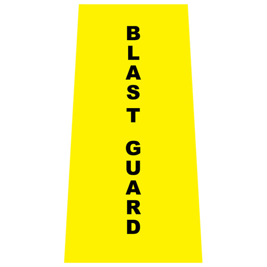 Reflective Stackable Bollard Collars – Blast Guard – 800 mm | Printed Safety Messages & Custom Designs
