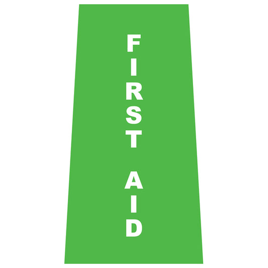 Reflective First Aid Cone Collars | Portable Traffic Cone Safety Signs