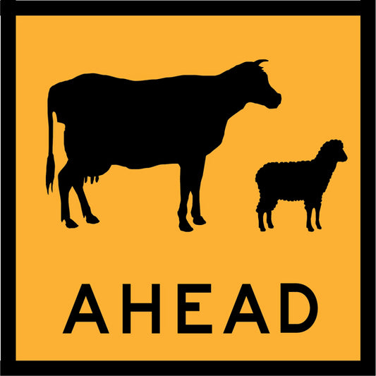 Cattle Ahead (CCAT) – Multi-Message Sign
