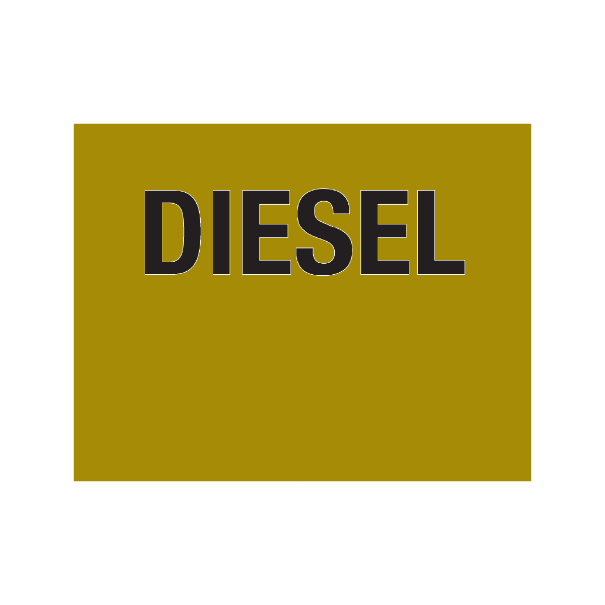 Hose ID Mini Markers – DIESEL – 300mm x 250mm – Reflective & Non-Reflective Fuel Hose Identification