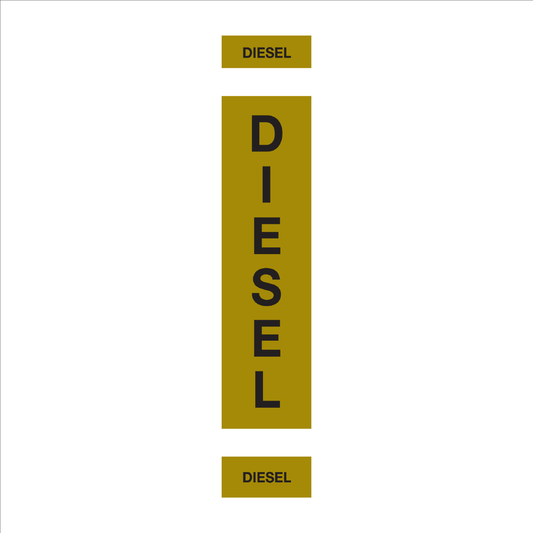 Pipeline & Hose Identification Sleeves – DIESEL | Reflective Pipeline, Pump & Fuel Transfer Markers