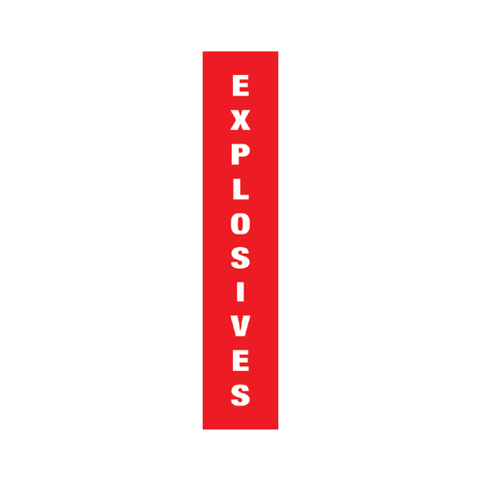 Reflective Delineation Sleeves – Explosives – CL400 Class 1W | Australian Made