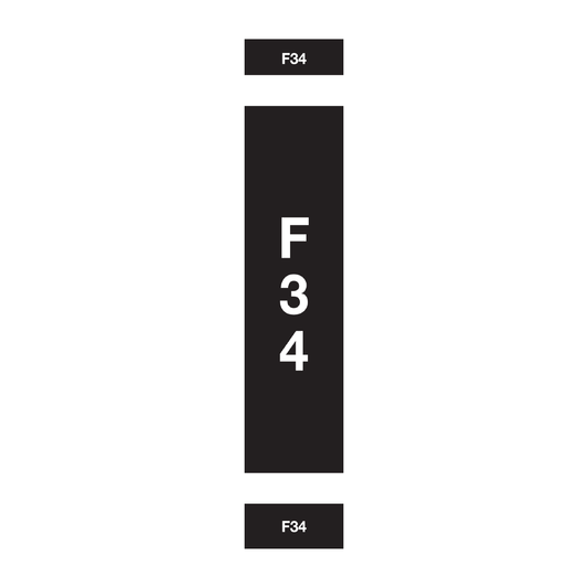 Pipeline & Hose Identification Sleeves – F34 | Reflective Pipeline, Pump & Fuel Transfer Markers