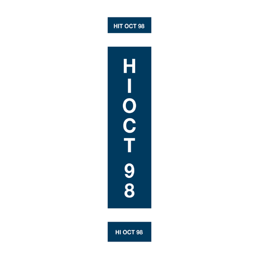 Pipeline & Hose Identification Sleeves – HI-OCT-98 | Reflective Pipeline, Pump & Fuel Transfer Markers