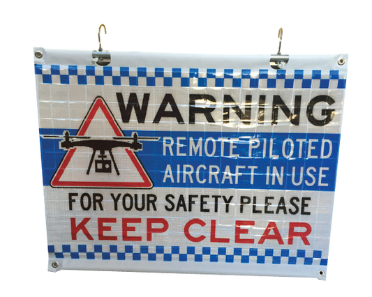 


A Hooks and Rods Roll Up sign are finished with reinforced stiffening rope top and bottom with two hooks at top and additional 4 corner eyelets for additional use on work zone sites. 