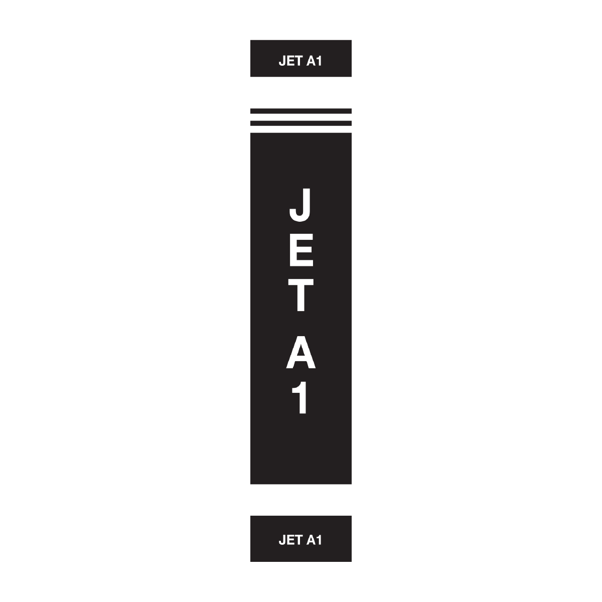 Pipeline & Hose Identification Sleeves – JET-A1 | Reflective Pipeline, Pump & Fuel Transfer Markers