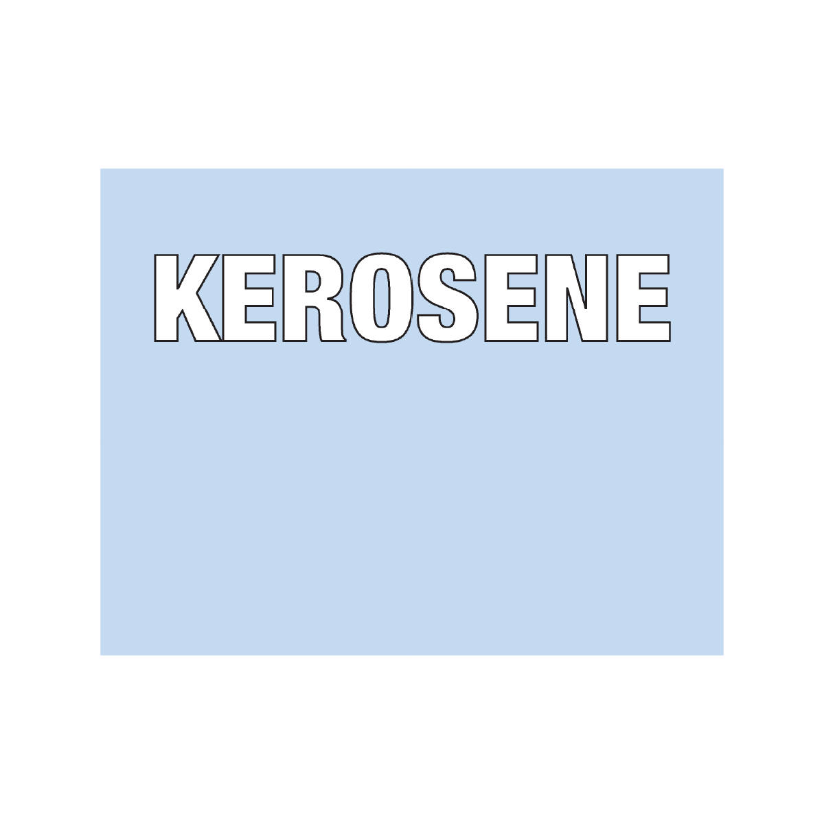 Hose ID Mini Markers – KEROSENE – 300mm x 250mm – Reflective & Non-Reflective Fuel Hose Identification