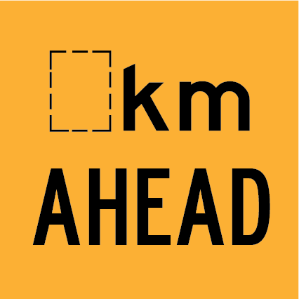 X Km Ahead MMS-ADV-13 warning sign, 600×600 mm traffic yellow CL400 reflective panel for WA multi-message system, provides distance-based traffic warnings