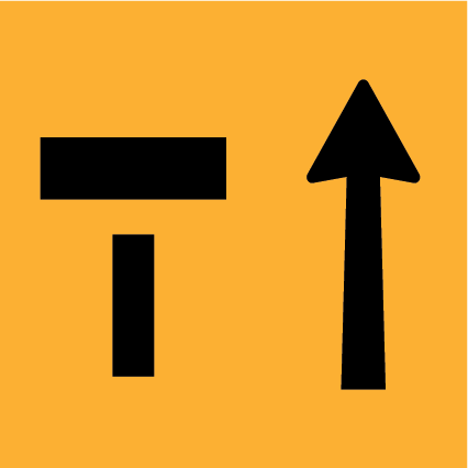 Left Lane Closed MMS-POST-1L traffic sign, 600×600 mm traffic yellow CL400 reflective panel for WA multi-message system, warns motorists of left-lane closure ahead
