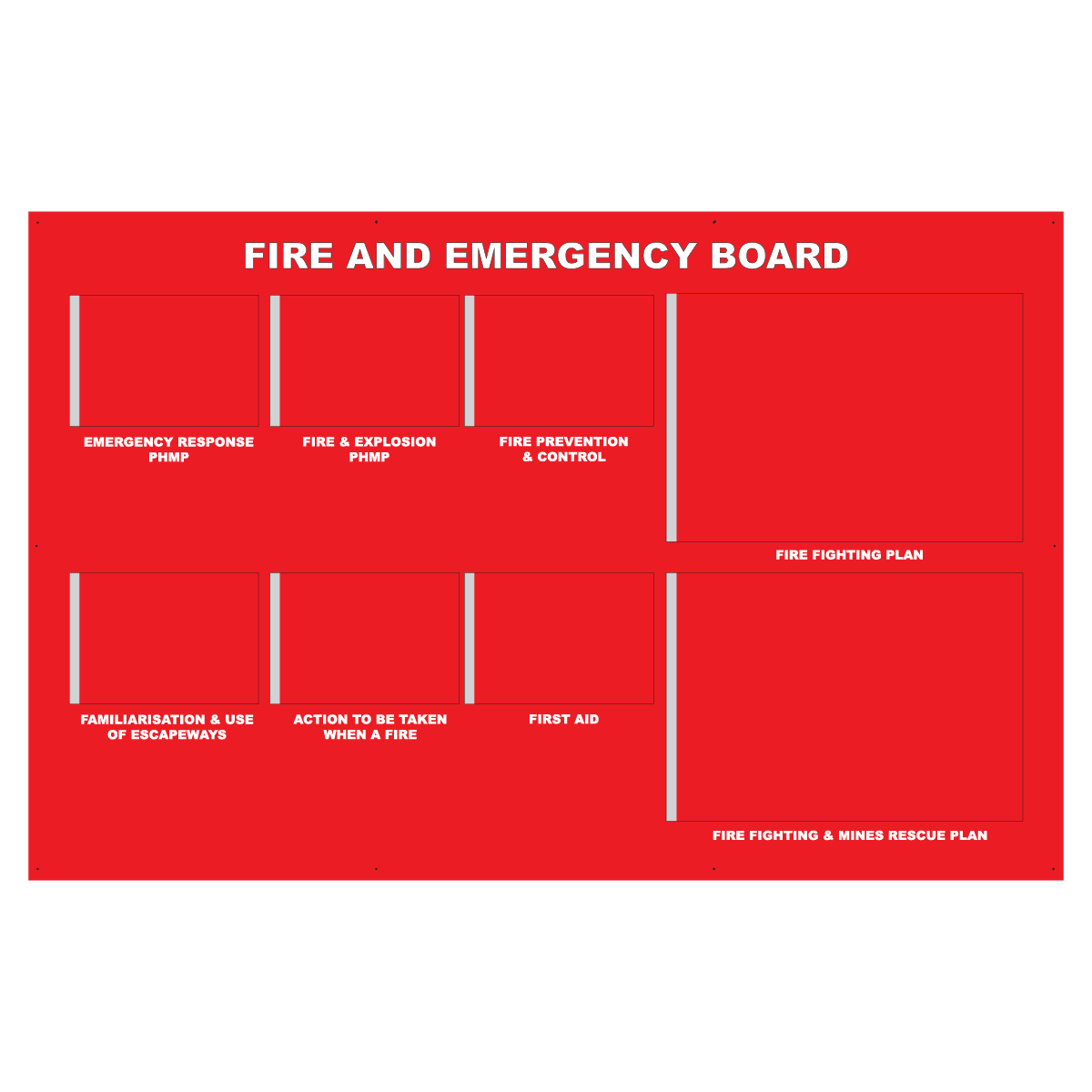 Mine Fire & Emergency Response Management Board MFEB2617 2600 × 1680mm
