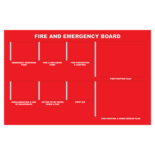 Mine Fire & Emergency Response Management Board MFEB2617 2600 × 1680mm
