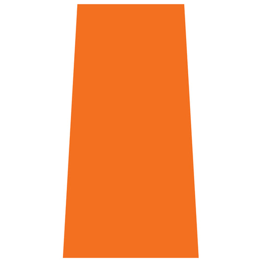 Reflective Fluoro Orange Cone Collars | Portable Traffic Cone Safety Signs