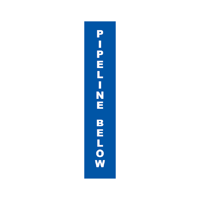 Reflective Delineation Sleeves – Pipeline Below – CL400 Class 1W | Australian Made
