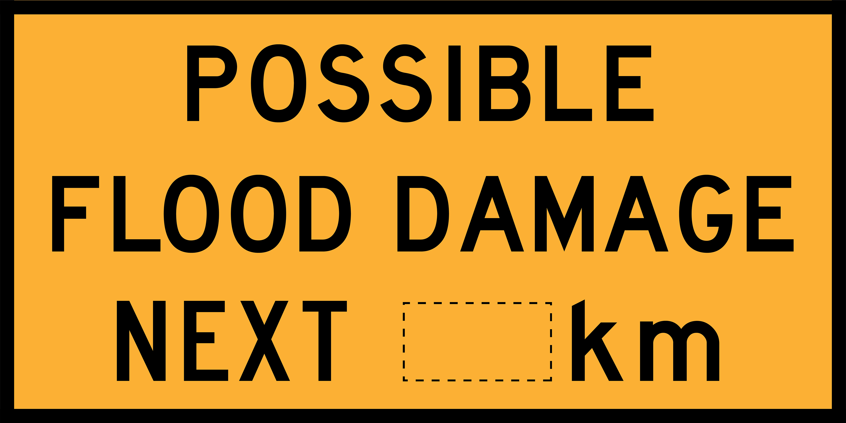 Possible Flood Damage Next ___ Km (TC9200-A / TC9200-B)