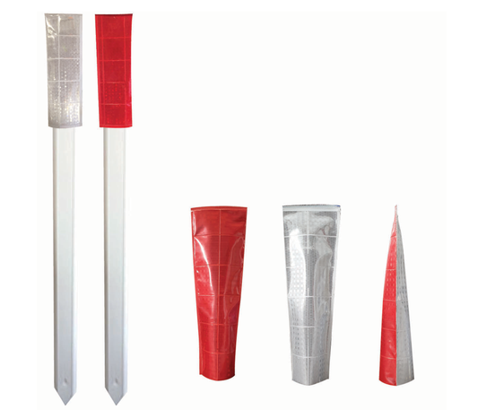 REFLECTIVE RED / WHITE DELINEATOR