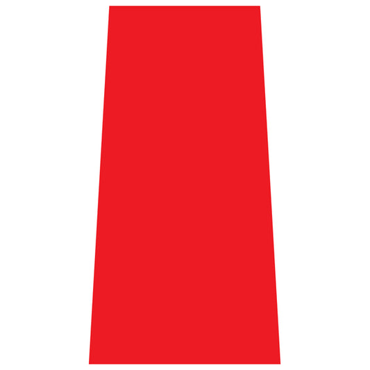 Reflective Red Cone Collars | Portable Traffic Cone Safety Signs