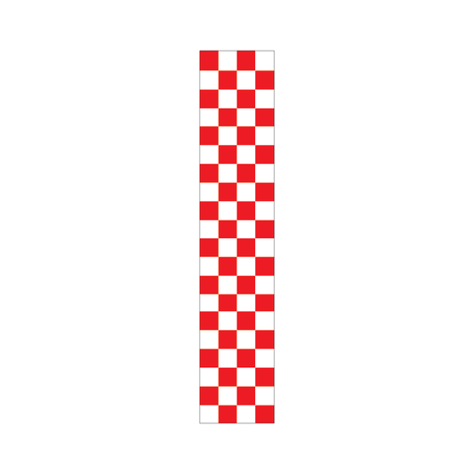 Reflective Delineation Sleeves – Red Checkered – CL400 Class 1W | Australian Made
