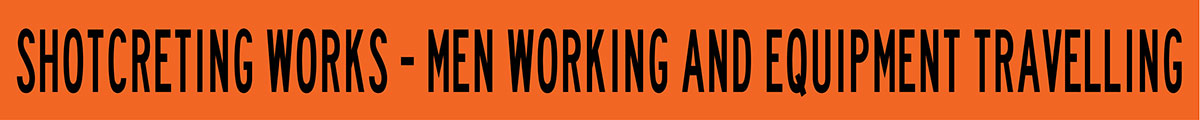 Custom Mine Reflective Banner / Industrial Mining Safety Signage
