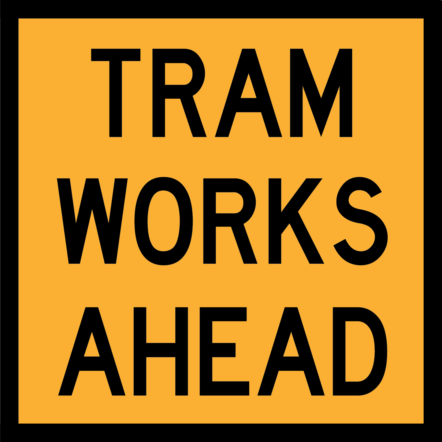 Tram Works Ahead (TC2299_1)